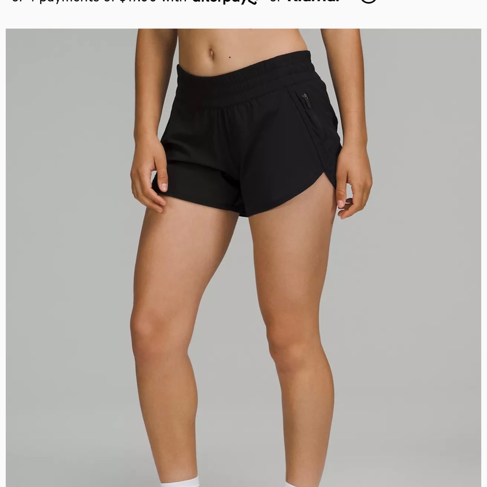 Lululemon Tracker Low-Rise Lined Short 4” Size 4